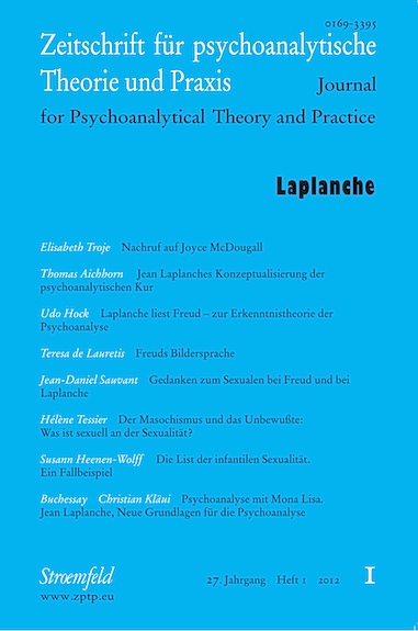 Zeitschrift für psychoanalytische Theorie und Praxis, Jg. XXVII / Laplanche