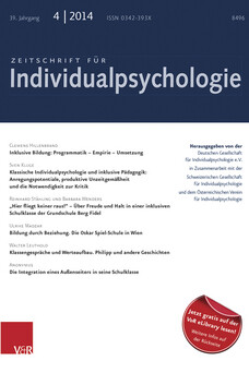 Zeitschrift für Individualpsychologie (ZfIP)