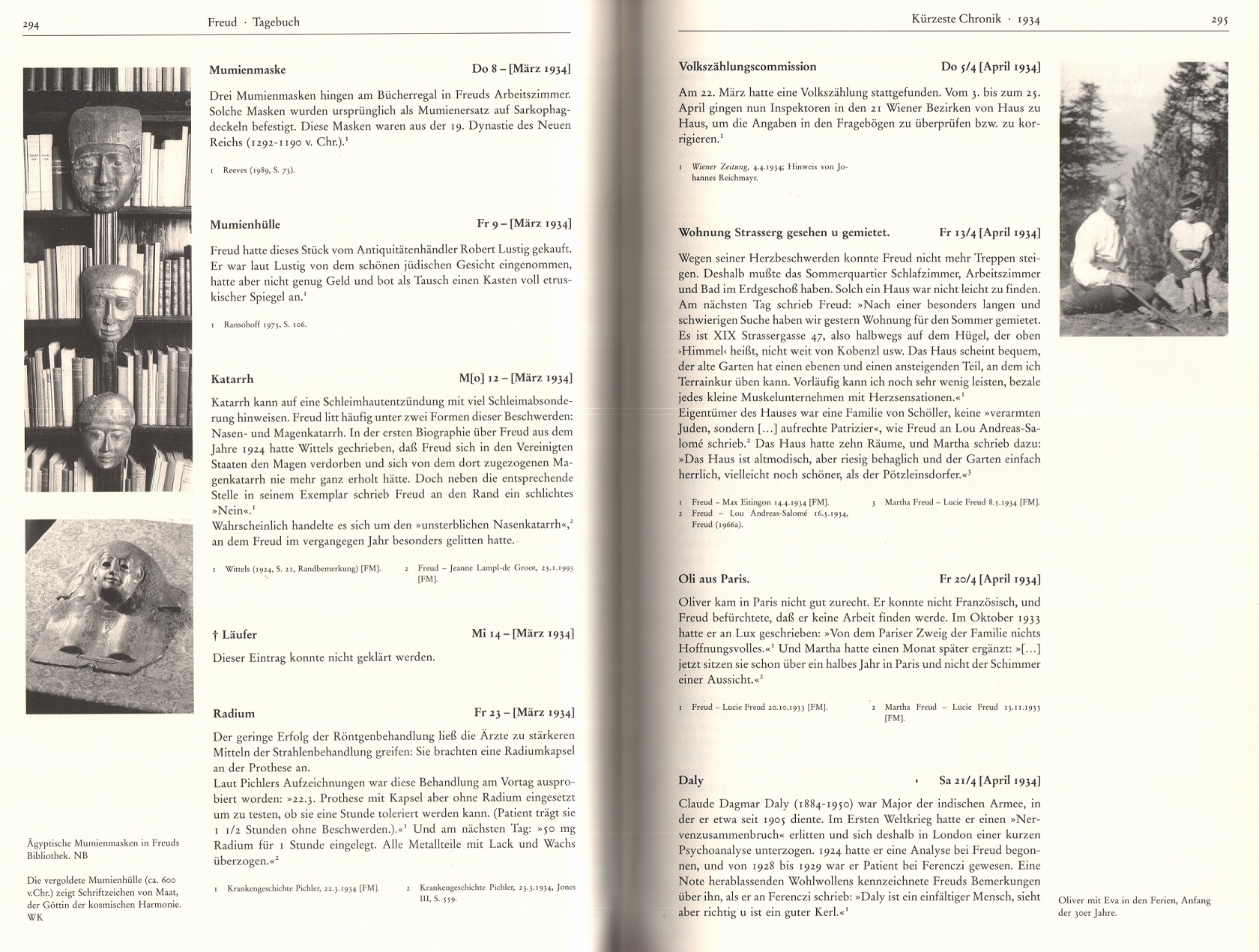 Blick ins Buch: März und April 1934