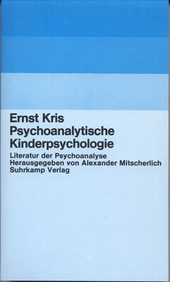 Psychoanalytische Kinderpsychologie