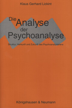 Die Analyse der Psychoanalyse