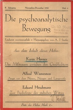 Die psychoanalytische Bewegung