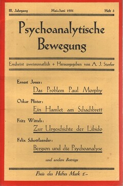 Die psychoanalytische Bewegung