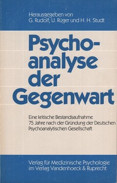 Psychoanalyse der Gegenwart