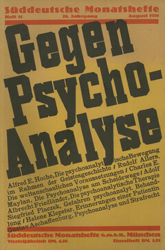 Gegen Psycho-Analyse