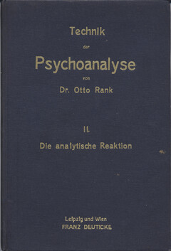 Technik der Psychoanalyse II