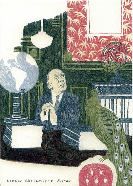 Borges -  Das Aleph, BeispieliIllustration