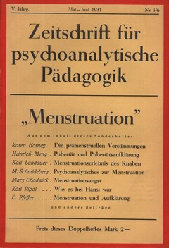 Zeitschrift für psychoanalytische Pädagogik