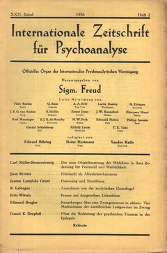 Internationale Zeitschrift für Psychoanalyse, 1936, Heft 2