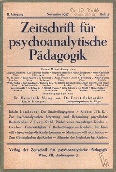 Zeitschrift für psychoanalytische Pädagogik