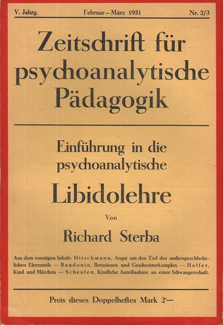 Zeitschrift für psychoanalytische Pädagogik 1931 - Ausgabe 2/3