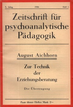 Zeitschrift für psychoanalytische Pädagogik