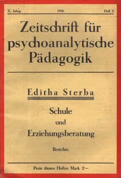 Zeitschrift für psychoanalytische Pädagogik