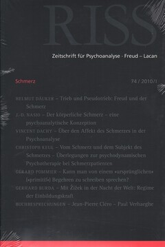 RISS - Zeitschrift für Psychoanalyse Freud Lacan