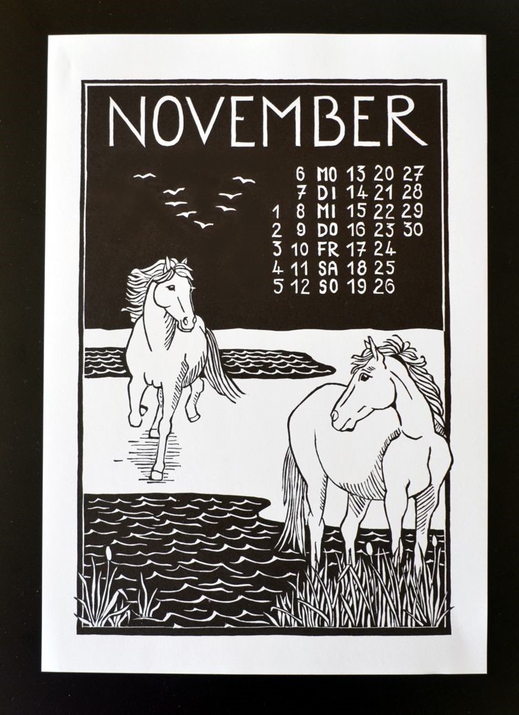 November: Wildpferde