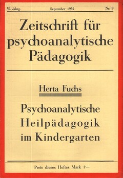 Zeitschrift für psychoanalytische Pädagogik