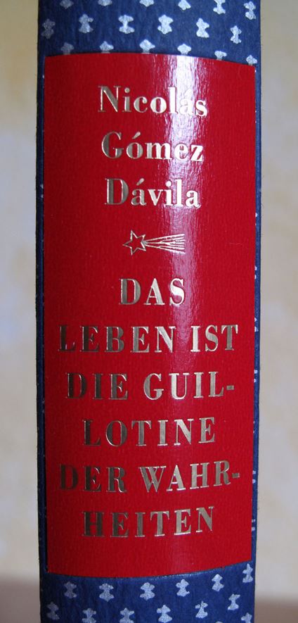 Davila - Buchrücken (Ausschnitt)