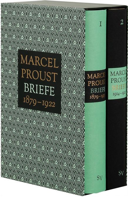 Proust - Briefe, 2 Leinwandbände in Kassette
