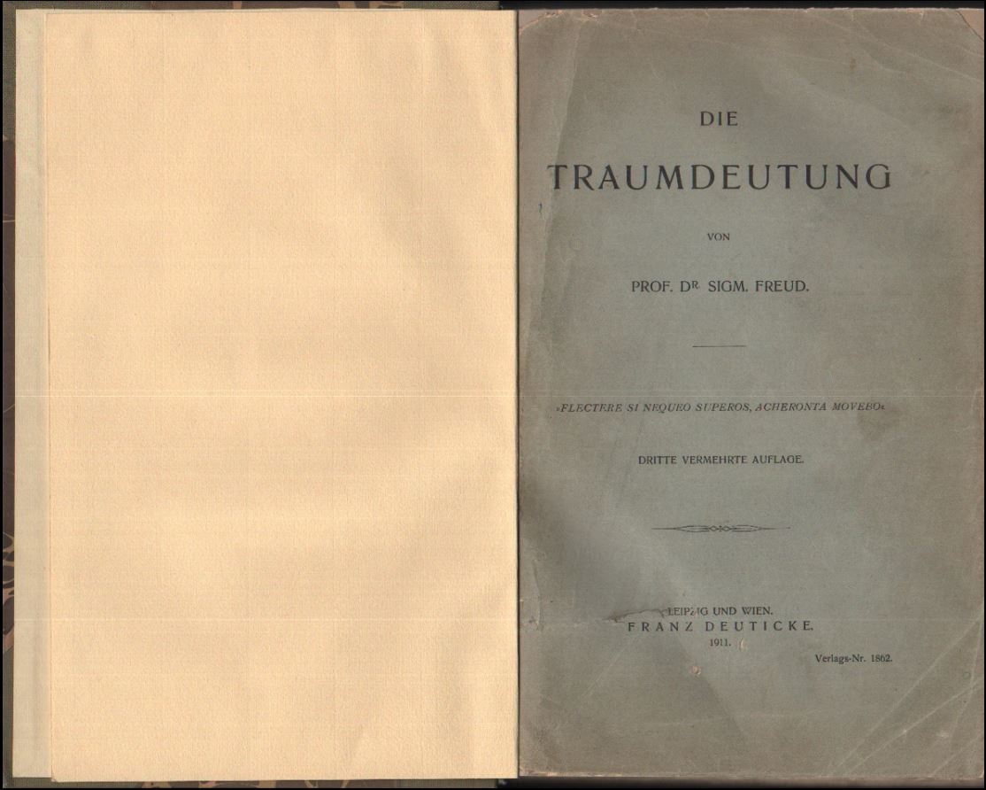 Die Traumdeutung, 3. Aufl. 1911, PrivEbd