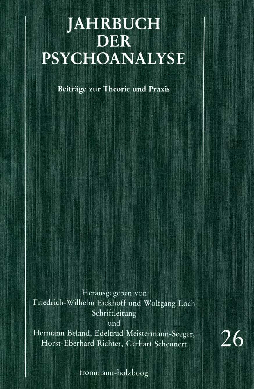 Jahrbuch der Psychoanalyse