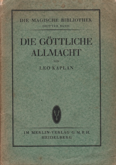 Kaplan - Die göttliche Allmacht