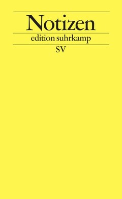 Notizbuch edition suhrkamp
