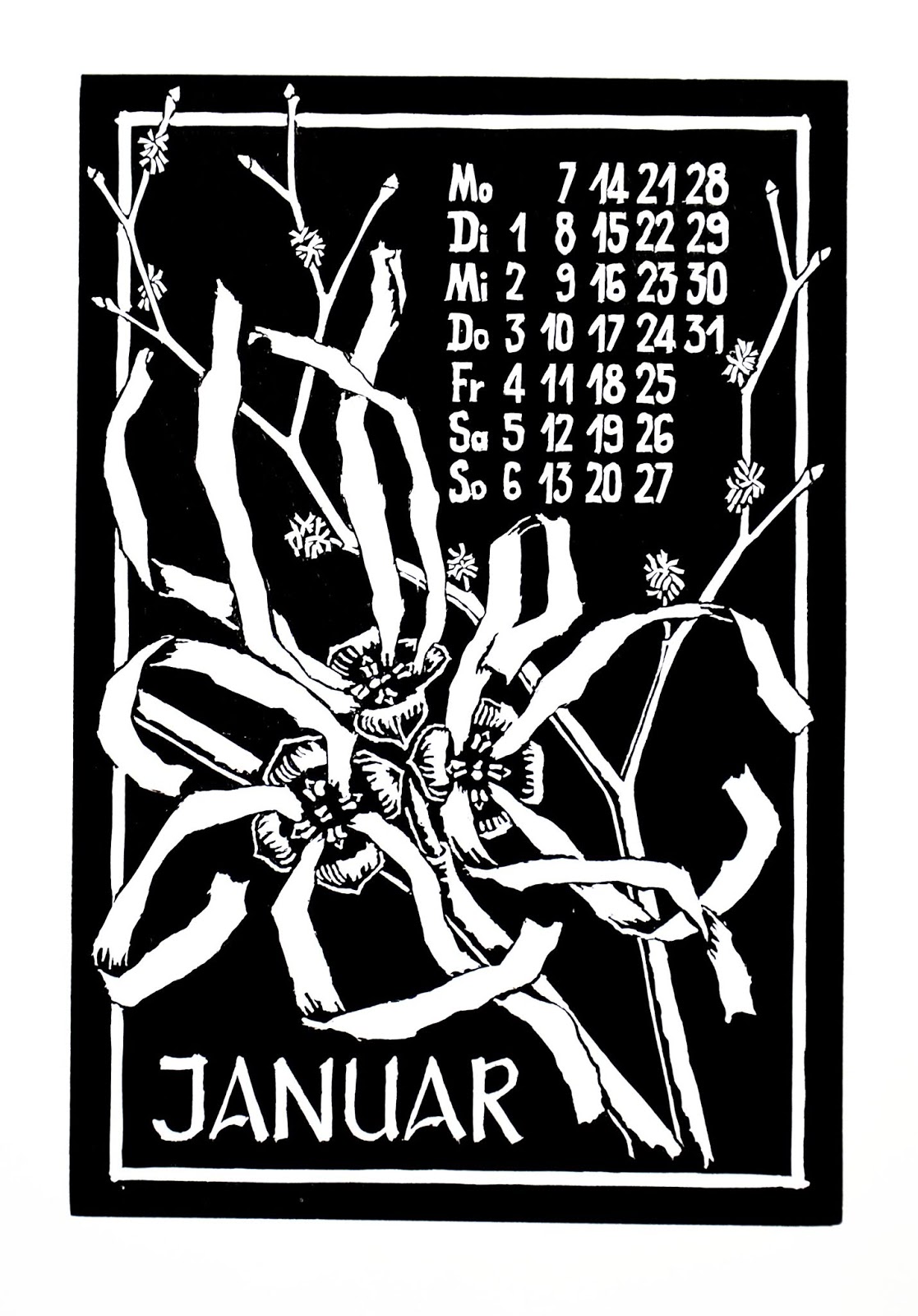 Rhöner Künstlerkalender 2019 - Januar