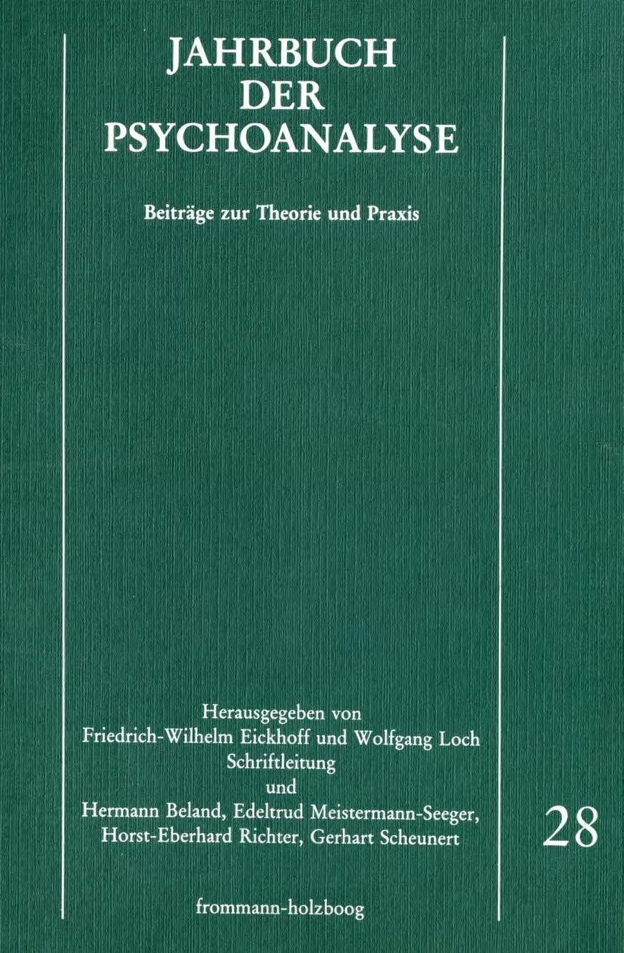 Jahrbuch der Psychoanalyse