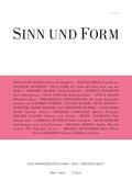 Sinn und Form