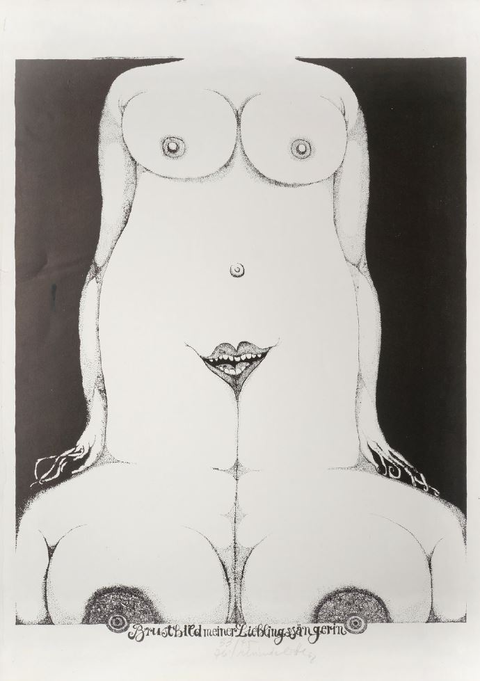 Ali Schindehütte - Brustbild meiner Lieblingssängerin - 1968