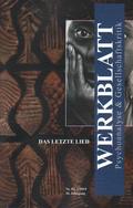 WERKBLATT - Psychoanalyse und Gesellschaftskritik