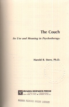 The Couch, Its Use and Meaning in Psychotherapy