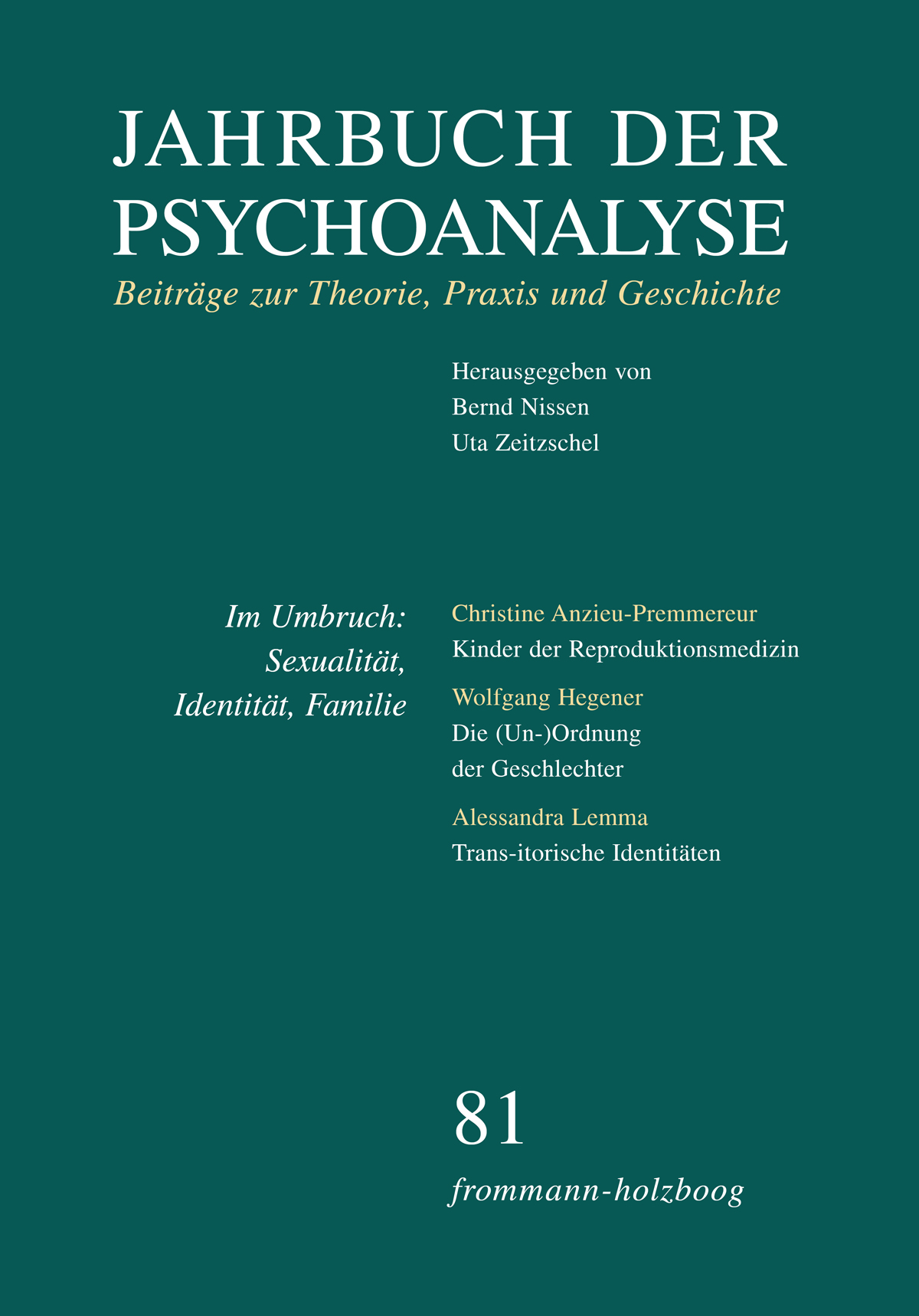 Jahrbuch der Psychoanalyse 81