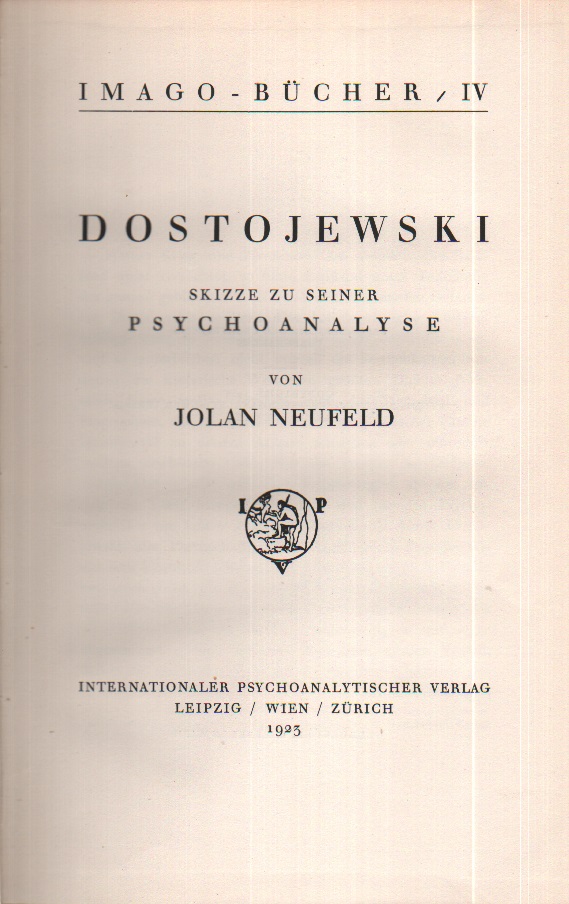 Dostojewski - Titelblatt