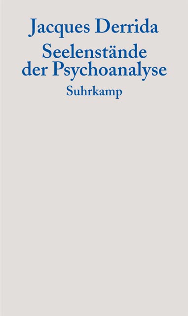 Seelenstände der Psychoanalyse