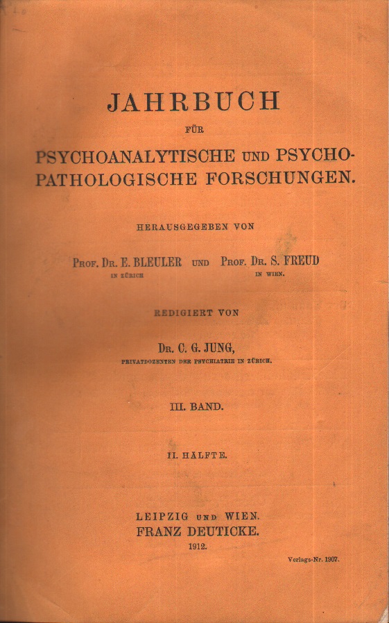 Jahrbuch für psychoanalytische und psychopathologische Forschungen - III. Band, 2. Teil