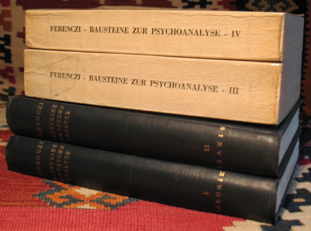 Ferenczi, Bausteine zur Psychoanalyse (Erstausgabe)