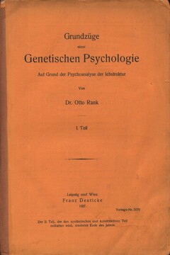 Grundzüge einer Genetischen Psychologie