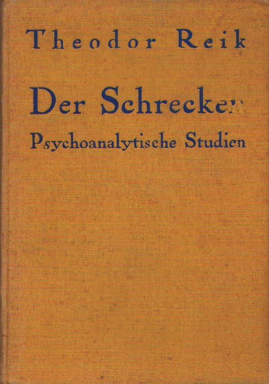 Der Schrecken - vorderer Buchdeckel