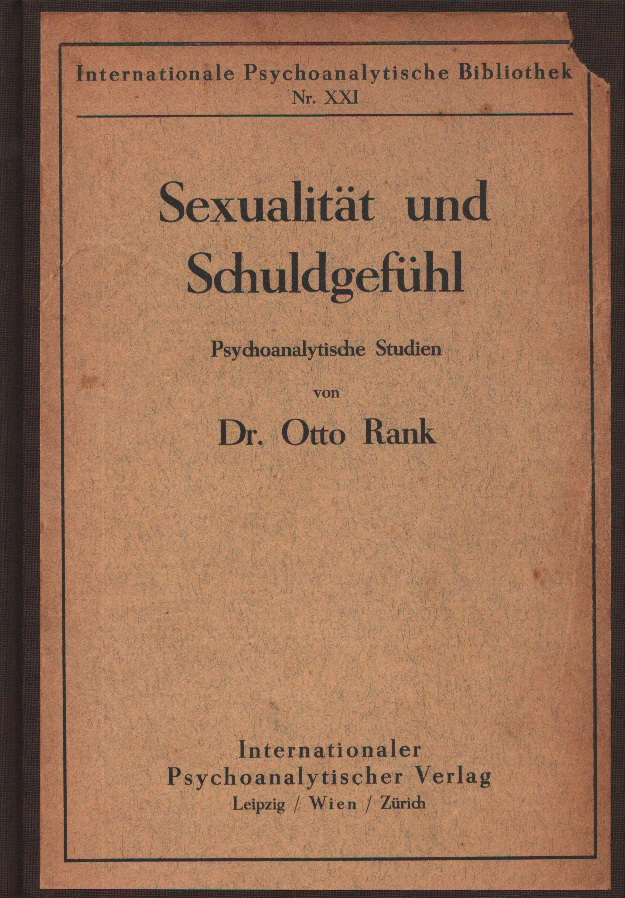 Sexualität und Schuldgefühl - vorderer Buchdeckel