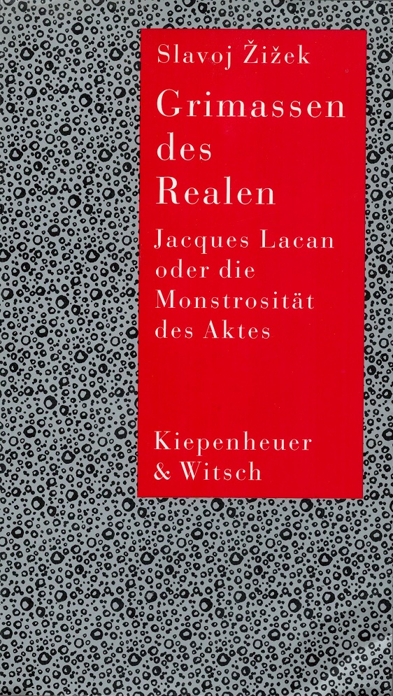 Zizek - Grimassen des Realen, Cover