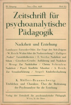 Zeitschrift für psychoanalytische Pädagogik