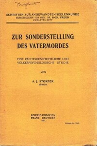 Zur Sonderstellung des Vatermordes