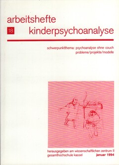 Zeitschrift ›Arbeitshefte Kinderpsychoanalyse‹