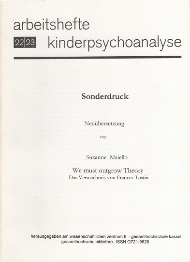 Zeitschrift ›arbeitshefte kinderanalyse‹ - Sonderdruck