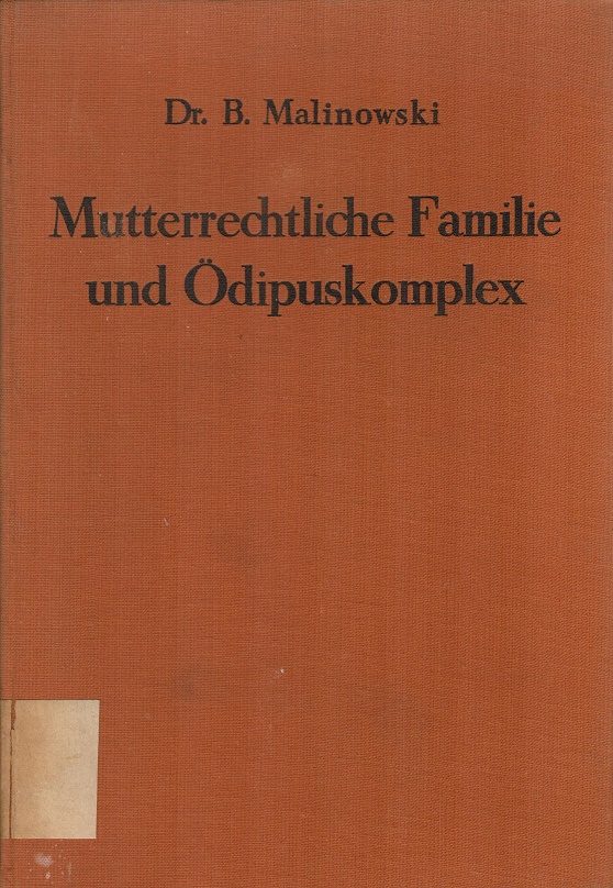 Mutterrechtliche Familie und Ödipuskomplex 