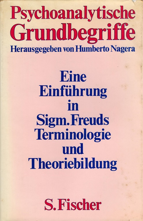 Psychoanalytische Grundbegriffe - vorderer Buchdeckel, gutes Arbeitsexemplar