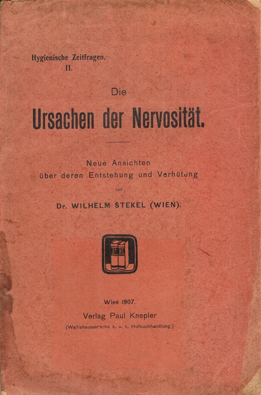 Die Ursachen der Nervosität - vorderer Einband