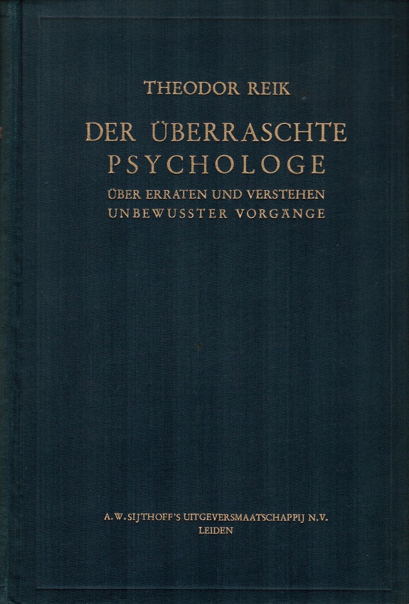 Der überraschte Psychologe - vorderer Buchdeckel