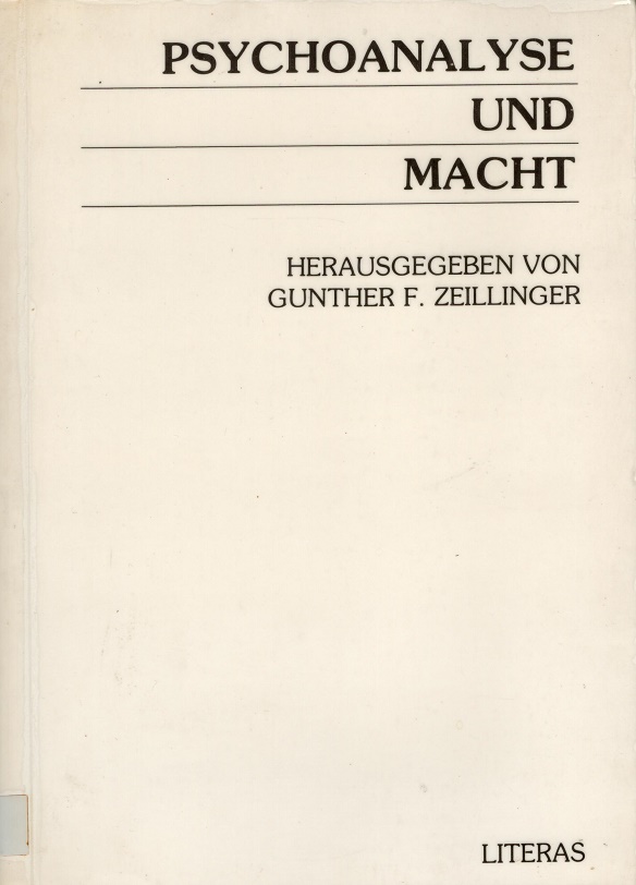 Psychoanalyse und Macht - Cover